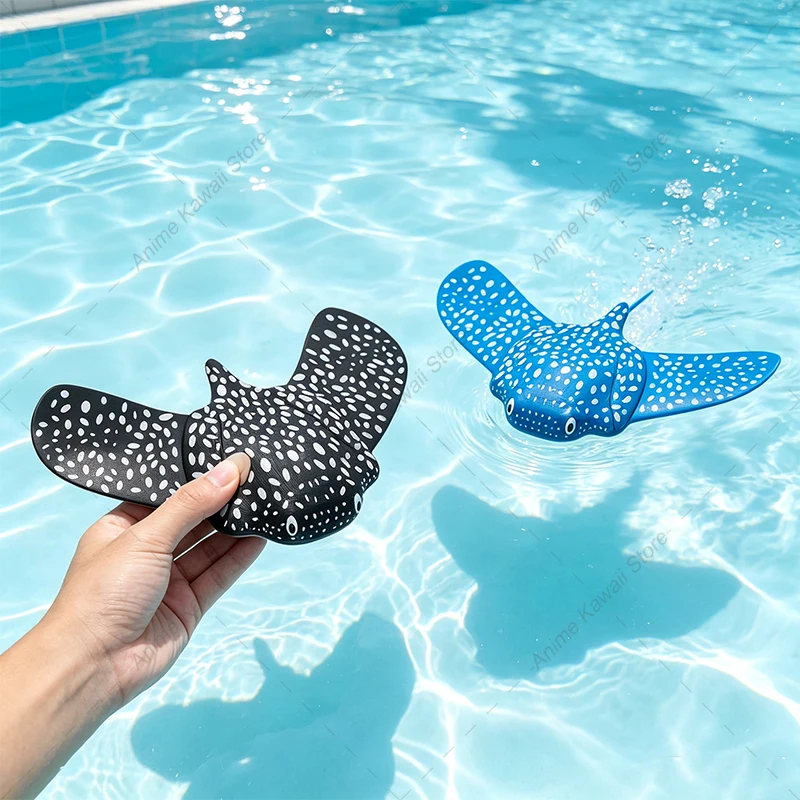 3D Printed Manta Rays Water Splashing Toy Press Forward Beach Pool Hydrodynamic Gliding Manta Ray Fish Model
