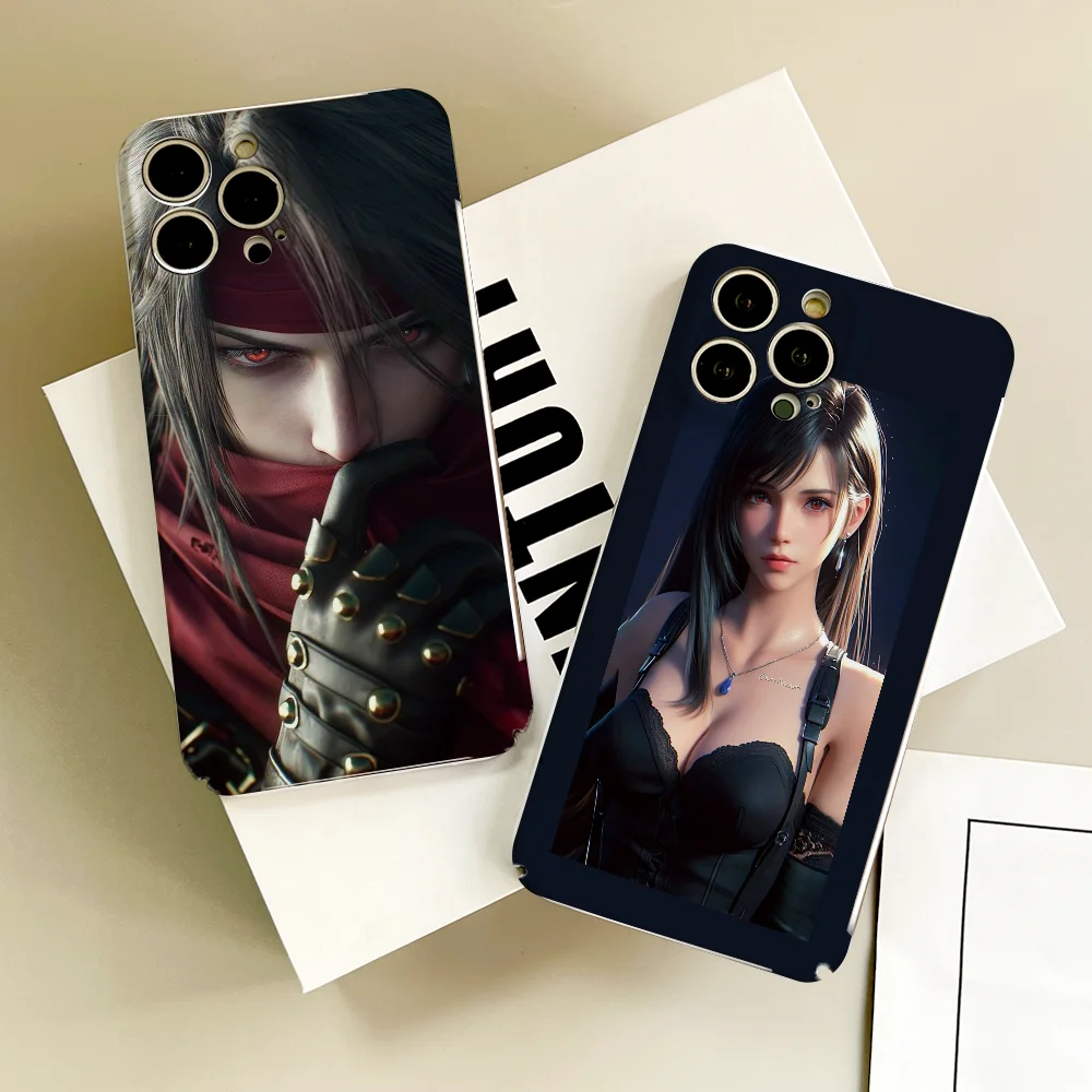 Etui na telefon GAME F-Final Fantasy TIFA FUNDA do iPhone 16 15 14 13 12 11 Plus Pro Max Mini Precyzyjne dopasowanie otworów na folie