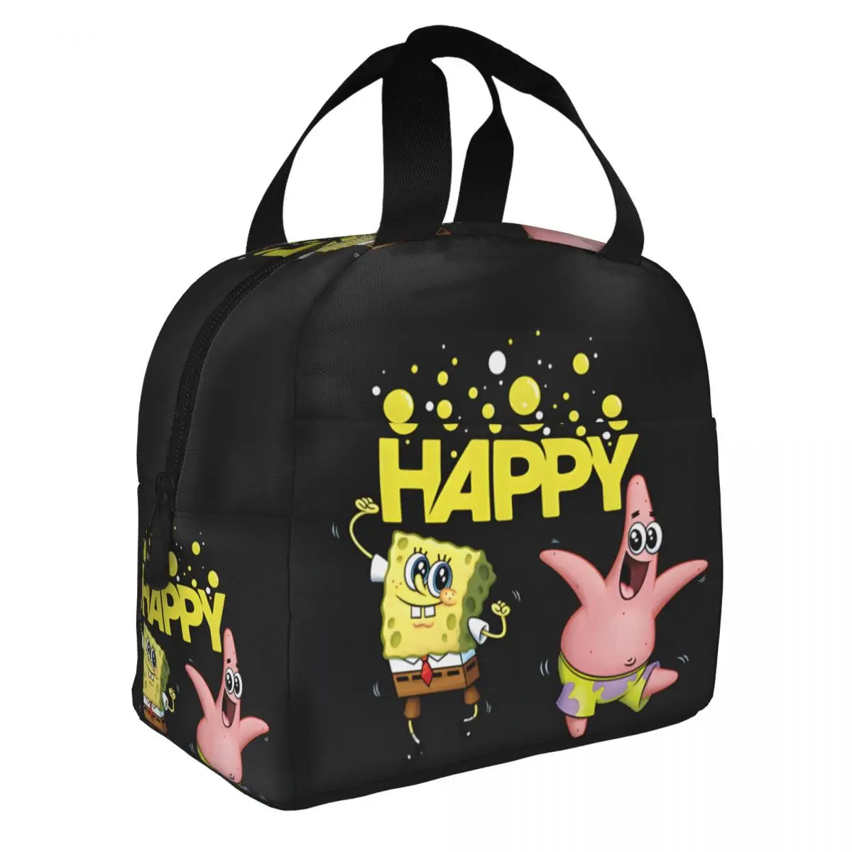 Squarepants Happy Dancing Spongebob And Patrick Aluminum Foil Insulation New SpongeBob Lunch Food Box Female Lunch Container