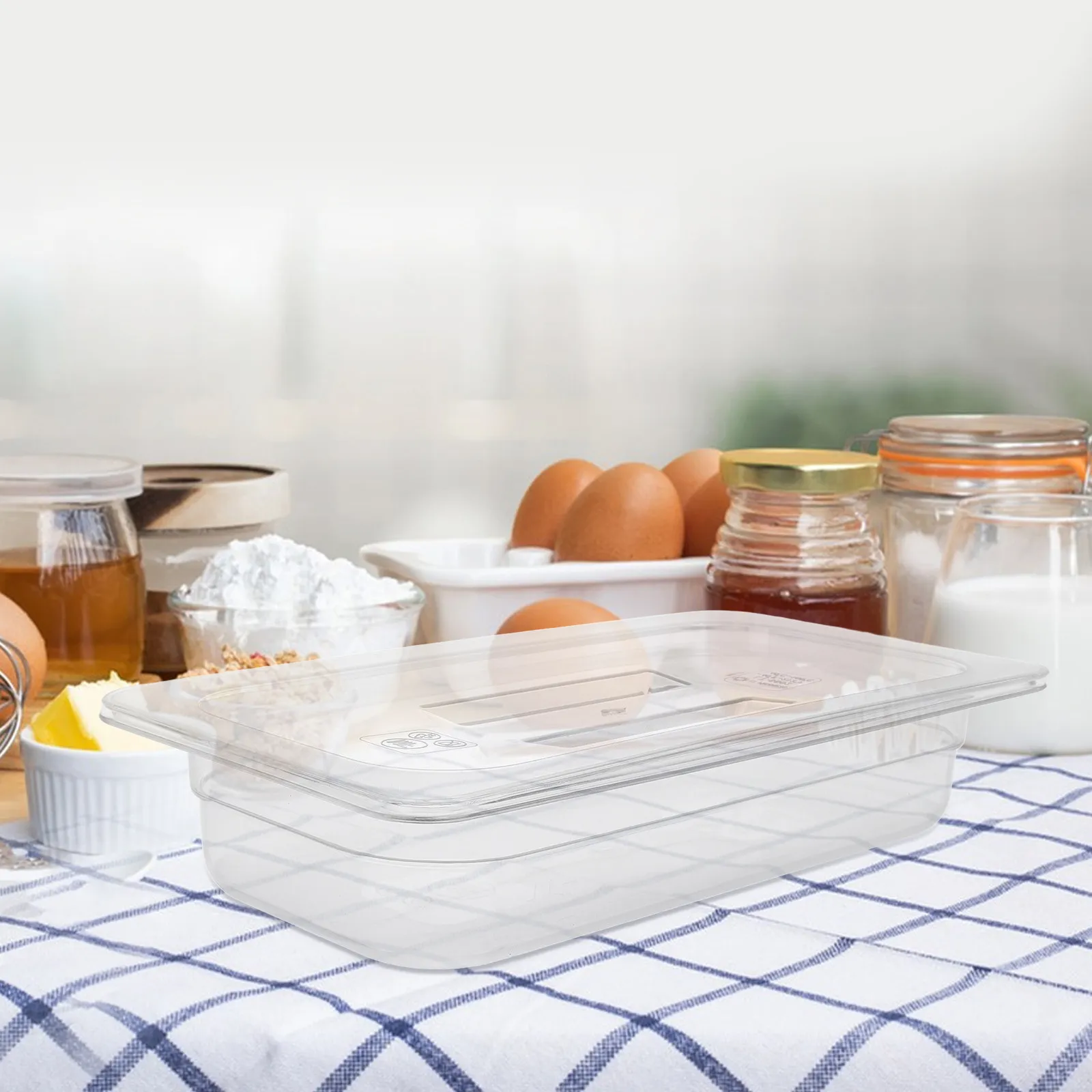 

Контейнер для расстойки теста для пиццы, штабелируемый, прозрачный, пластиковый, для хранения продуктов, для дома и ресторанов, без BPA, для сохранения теста