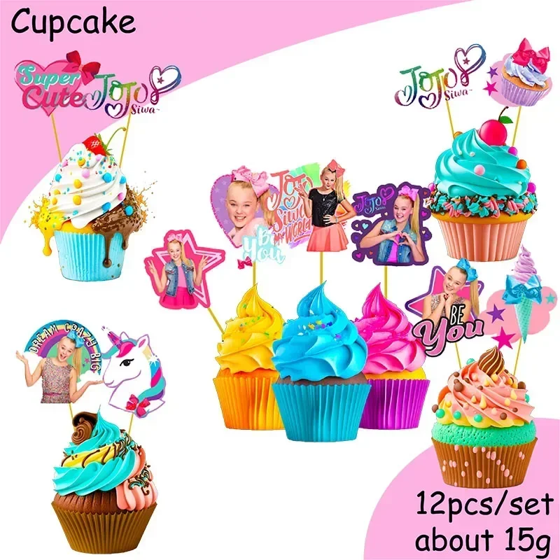 Disney JOJO SIWA compleanno decorazione angolo stoviglie usa e getta piatto tazza tovaglia Baby Shower bambini ragazze ragazzo forniture per feste