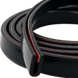 3M Car Door Edge Protector Seal Strip Trim U-Shape Rubber Guard Weather Seal Waterproof EPDM Seal Edge Shield Car Accessories