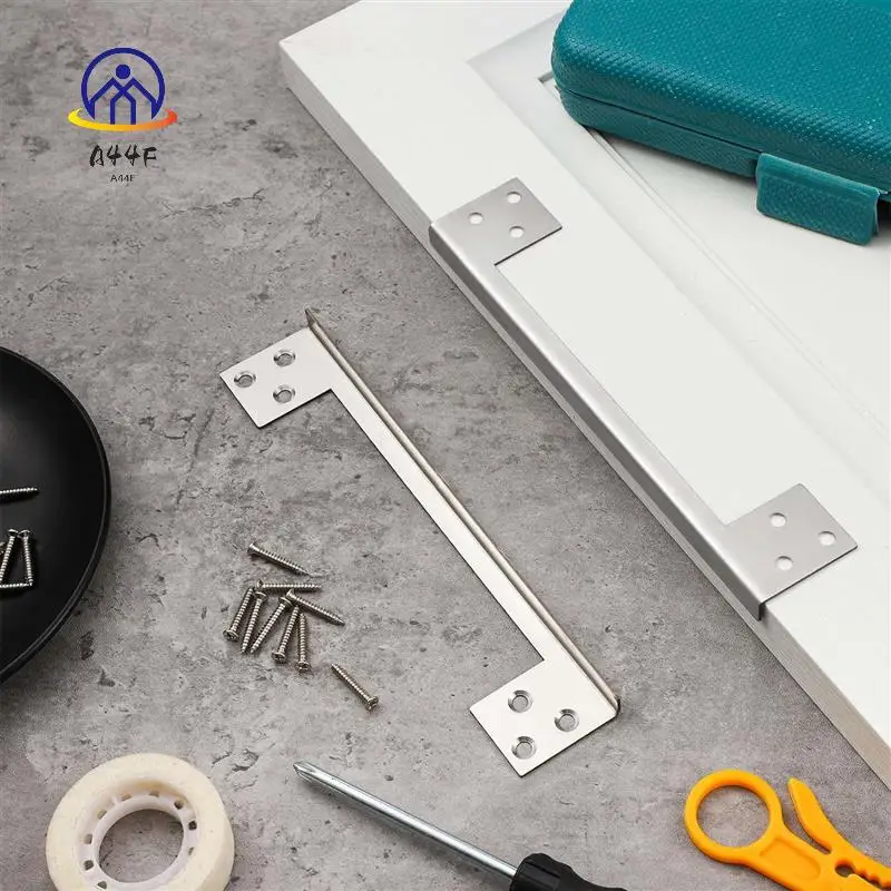 A44F-2 шт. Защитная пластина дверной защелки, защитная защелка с наружным углом, крышка дверной защелки, L-образная защита