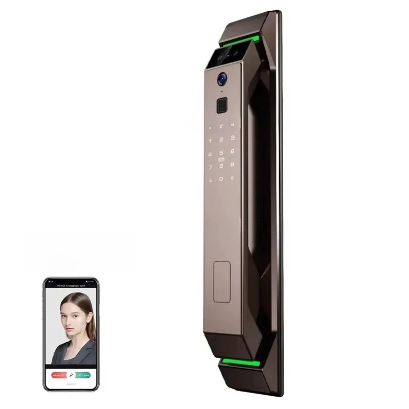 Automatic Face Fingerprint Keyless Entry Electronic Smart Lock Digital Wifi Password Home Door Lock Rfid Locks