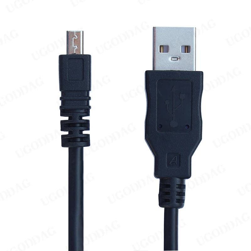 Mini 8p UC-E6 Digital Camera USB Data Cable USB Mini 8 Pin Data Cable for Nikon CoolPix Fuji Panasonic Olympus Sony 150cm 1.5M