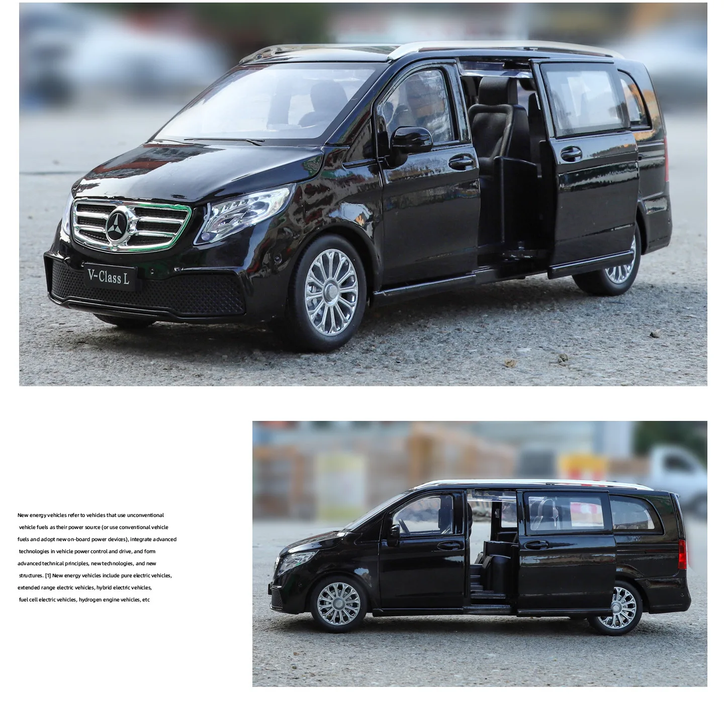 1:24 V260L Legierung Nutzfahrzeug Modell Sound und Licht Soundeffekte Kinderspielzeug Druckguss Legierung Automodell Sammlerstück