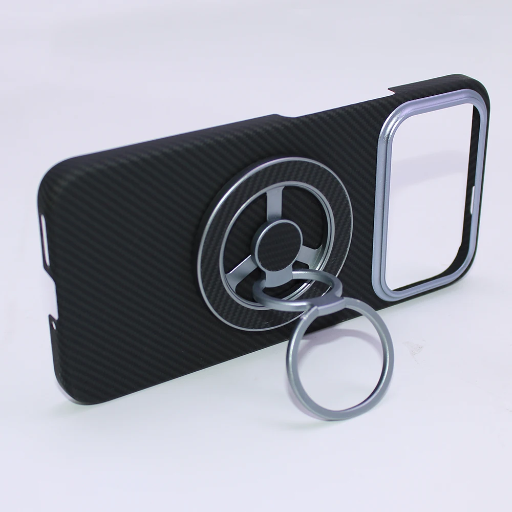Etui do Xiaomi Poco F8 Ultra/Poco F9 Ultra/Poco F9 Pro z włókna aramidowego 600D Kevlar, cienka twarda osłona z włókna węglowego, magnetyczne. — zdjęcie produktu 5