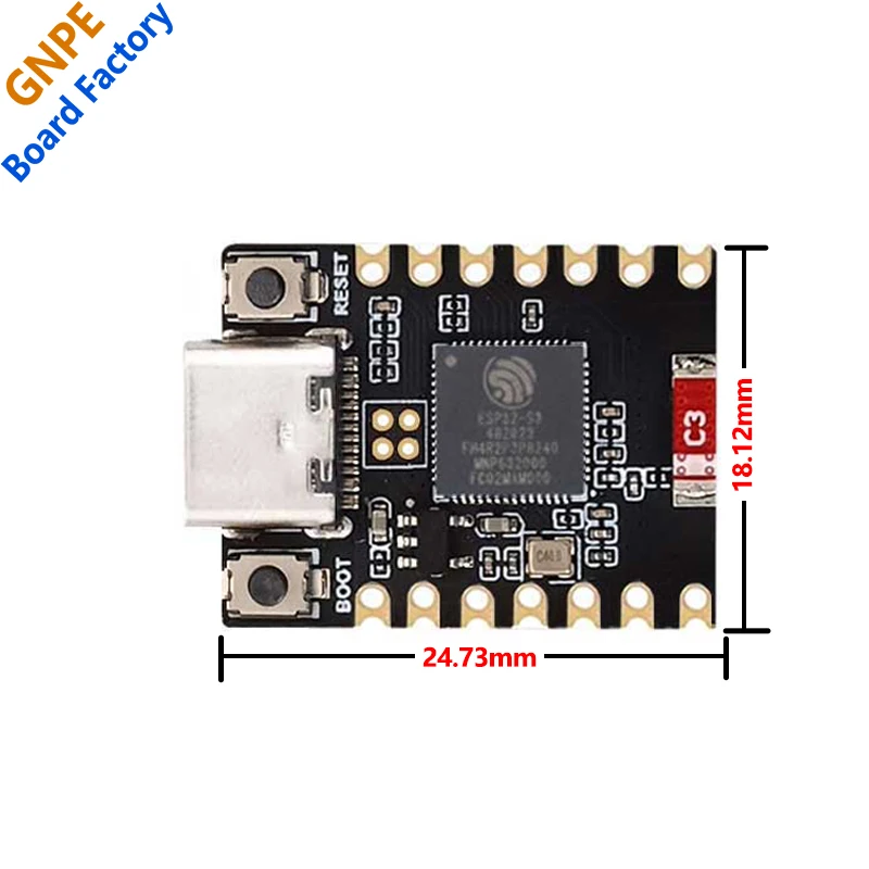 ESP32-S3 Layar OLED 0,42 inci Papan Pengembangan Mini RISC-V Daya Rendah