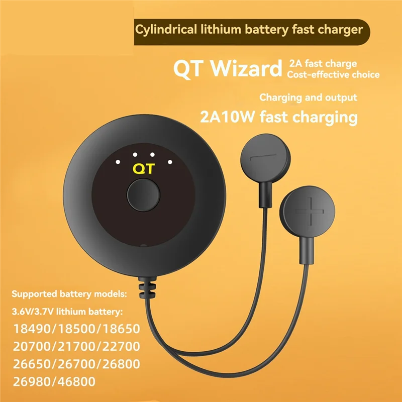 AA60-Li- 18650/20700/21700/26650/26700/26800/26980/46800 3.6V/3.7V 리튬 배터리용 배터리 충전기