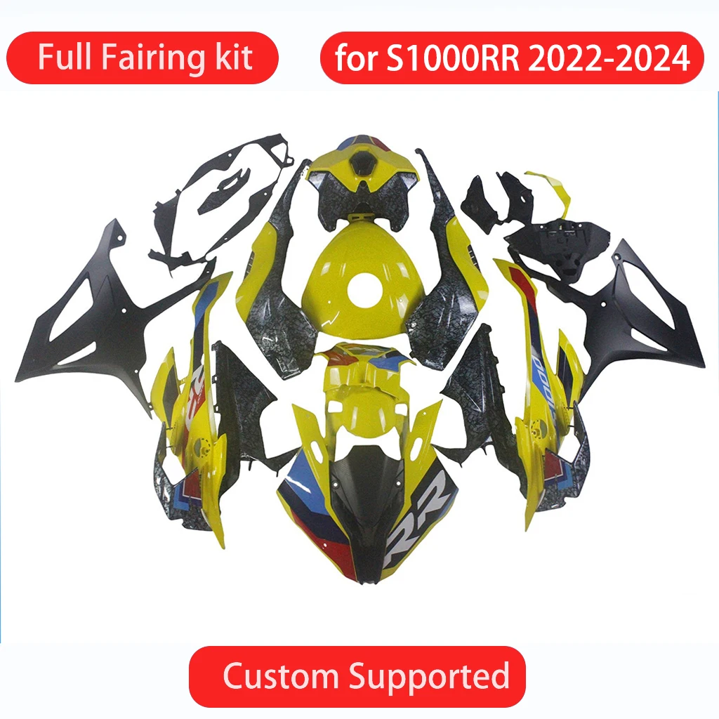 Fit For BMW S1000 RR 2022 2023 2024 Cool Fairings S1000RR 22 23 24 Motorcycle Accessories Customized Fairing Kit