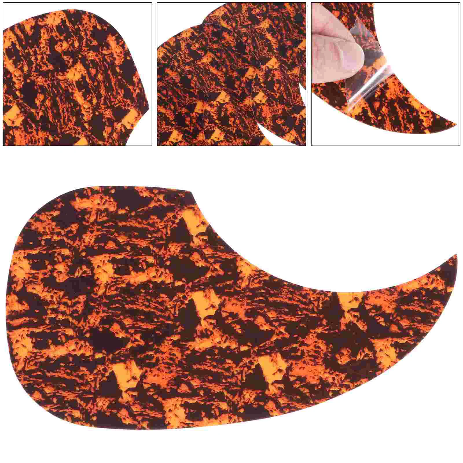 

5 PCS Guitar Pickguard DIY for Pickup Case Protection Self-adhesive Decal Pvc Acoustic Parts Surface Film