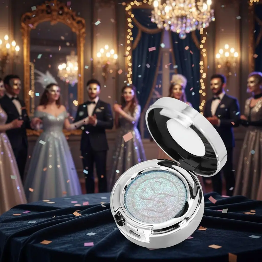 อายแชโดว์ไล่เฉดสีแบบเปลี่ยนสี ไฮไลท์เตอร์ อายแชโดว์กลิตเตอร์ติดทนนาน ช่วยให้ดวงตาสว่างขึ้น อายแชโดว์ชิมเมอร์ เครื่องสำอางแต่งตา