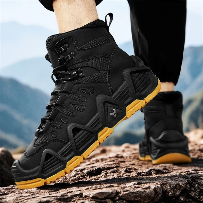 Large Size Outdoor Travel Shoes New 2025 Direct Shipping Wish Cross-Border Shoes Comfortable Leather Casual Footwear for Adults
