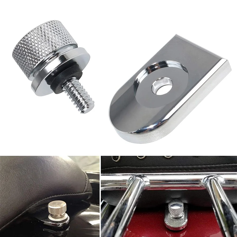 

Motorcycle Rear Fender Seat Bolt Tab Screw Mount Knob Cover Fit For Harley Fatboy Touring Glide Softail Sportster XL Dyna