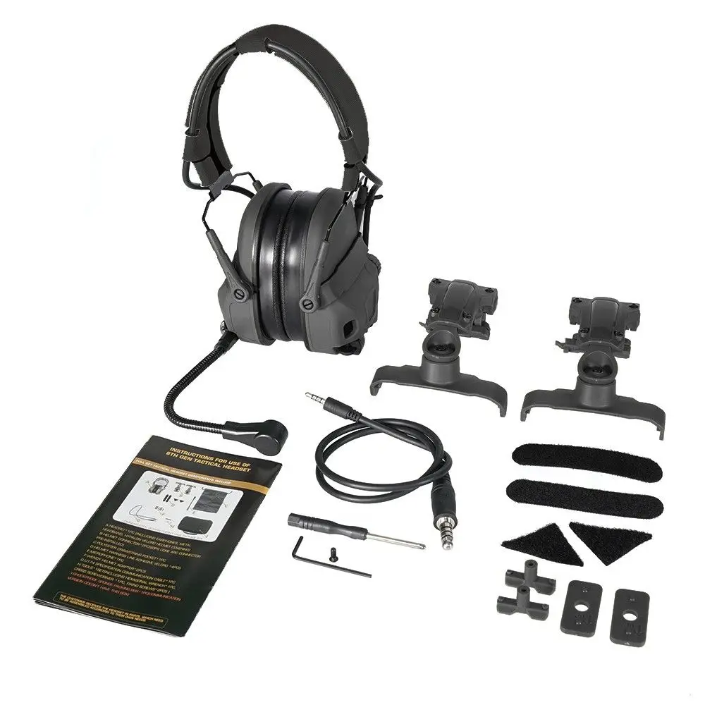 Casque tactique SPECPRECISION GEN6 Noir 3