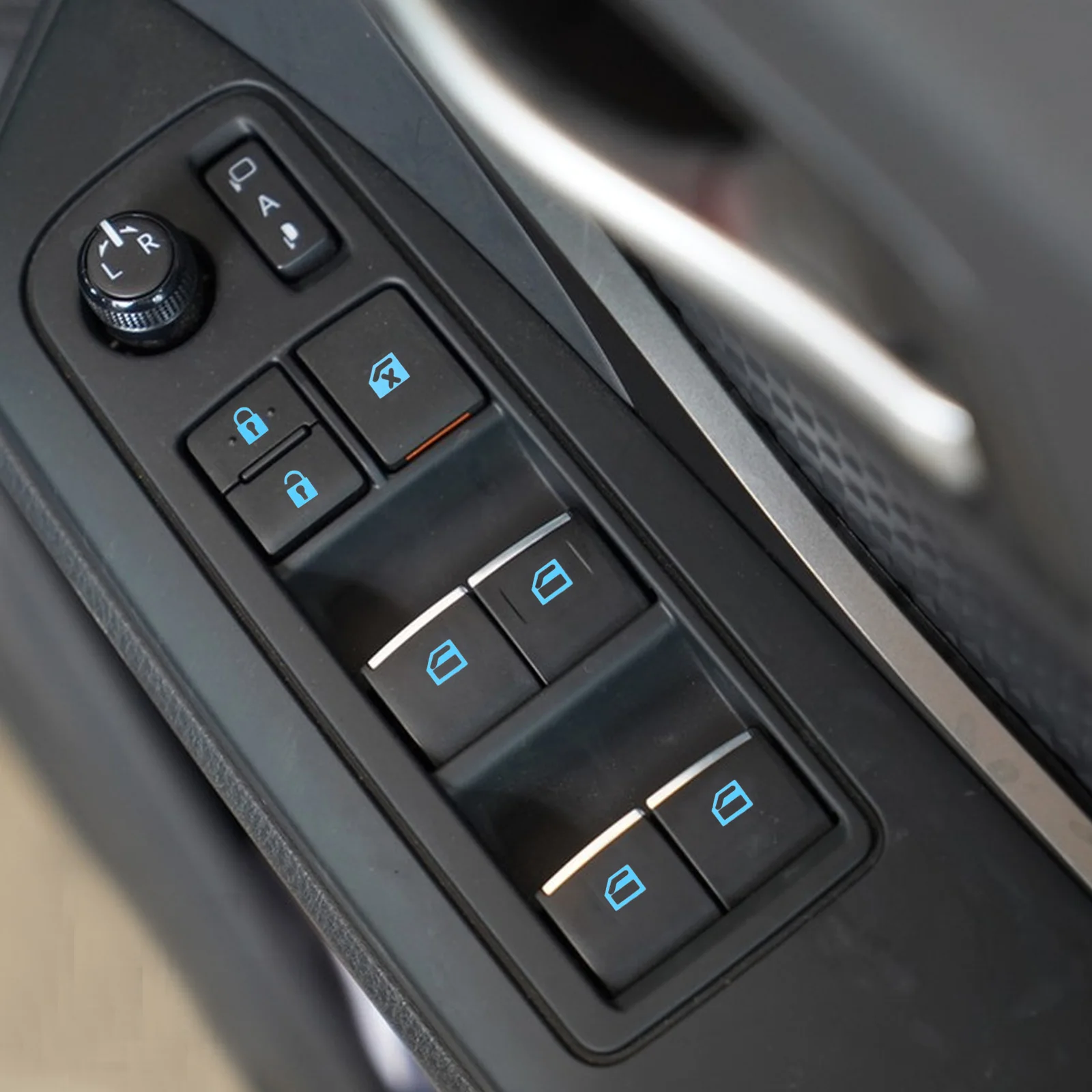 

Car Interior Luminous Stickers Waterproof Durable Glow Dark Switches Window Button Covers Automotive Fluorescent Accessories