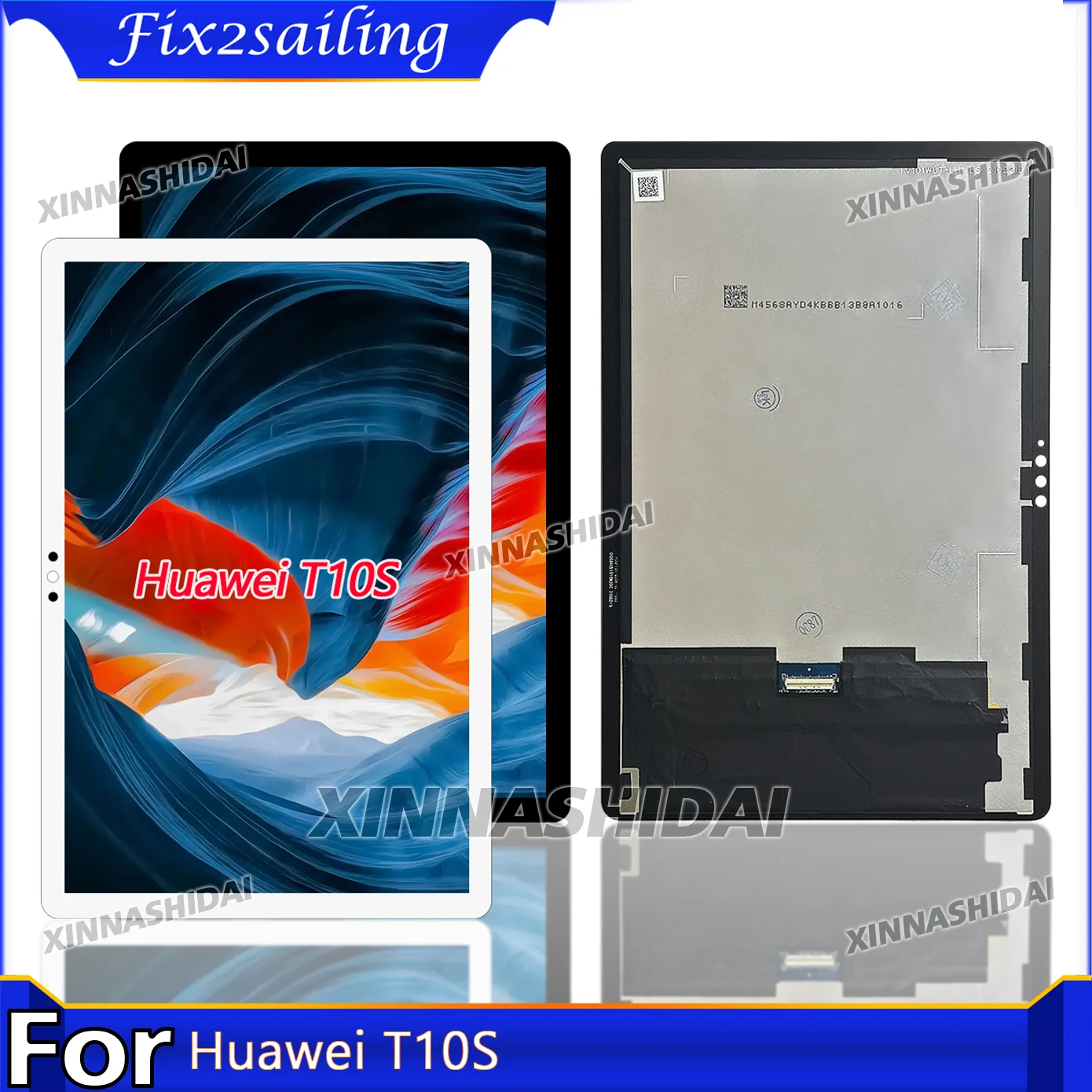 

10,1-дюймовый новый ЖК-дисплей для Huawei MatePad T10S AGS3-W09 AGS3-L09 AGS3-W00E, ЖК-дисплей с дигитайзером сенсорного экрана в сборе