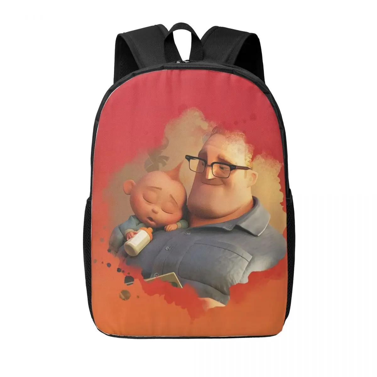 Custom The Incredibles Backpack Men Women Fashion Bookbag for School College Bob Parr Cartoon Bags