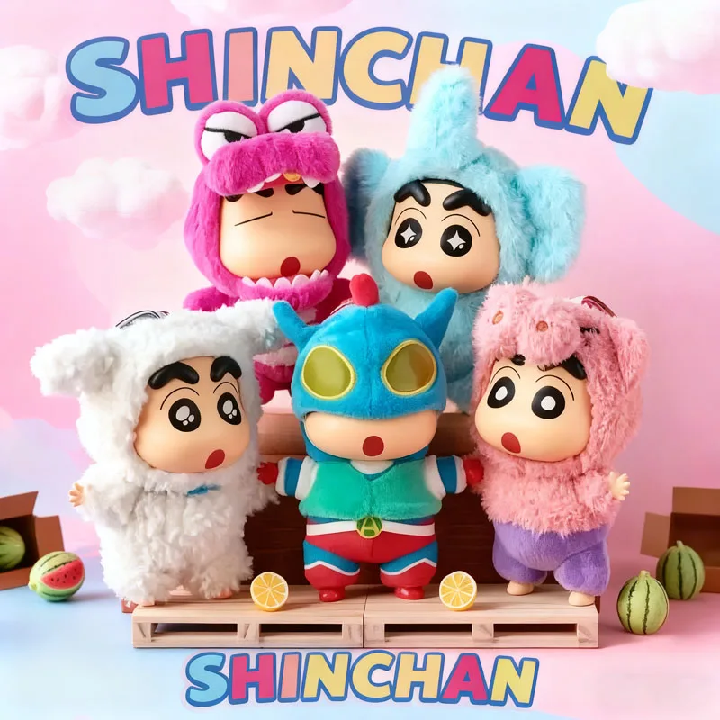 

Hot CrayonShin-Chan Blind Box Costume Party Series Vinyl Doll Anime Action Figure Mystery Box Kawaii Collection Model Toy Gift