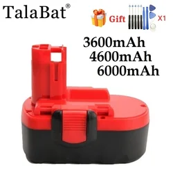 18V 3.6/4.6/6.0Ah Remplacement Battery for Bosch BAT025 BAT026 BAT160 2607335277 2607335535 2607335735 PSR 18 VE-2 GSR