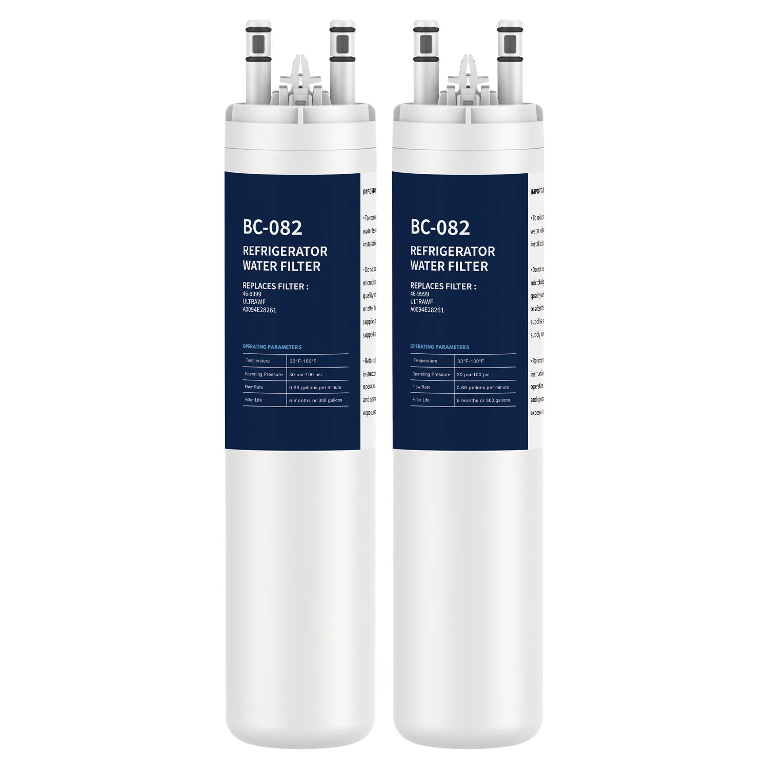 

Refrigerator Water Filter Replacement 2 Pack for ULTRAWF Pure Source Ultra Kenmore 46-9999 A0094E28261 Height 11 inches