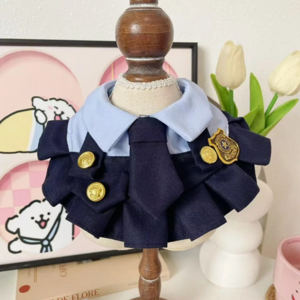 Newly Designed Pet Scarf Same Style Rabbit Police Officer Dog Towel