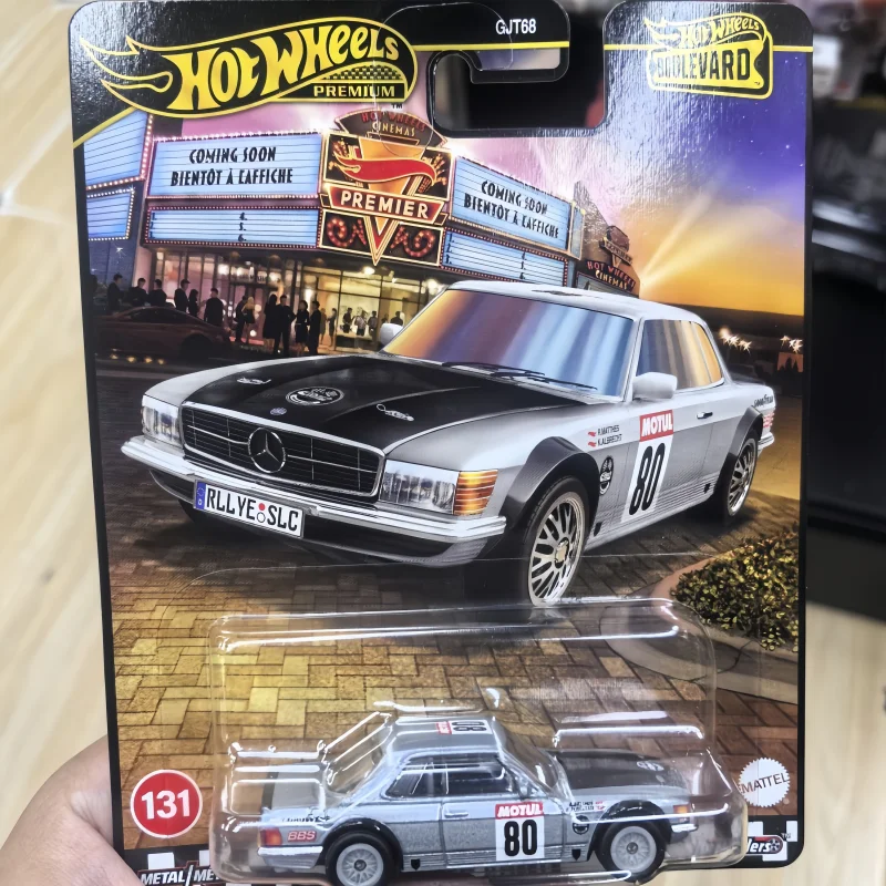 

2025 Hot Wheels Car Model Boulevard 27 Series Benz 500 SLC Mitsubishi Nissan Collection Alloy Cars Model Ornament Birthday Gifts