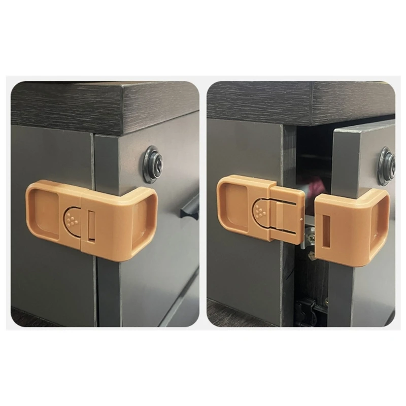 

Child Safety Cabinet Lock Baby Security Protections Drawer Door Cabinet Lock Bucklers Durable ABS Plastic Kids Locks