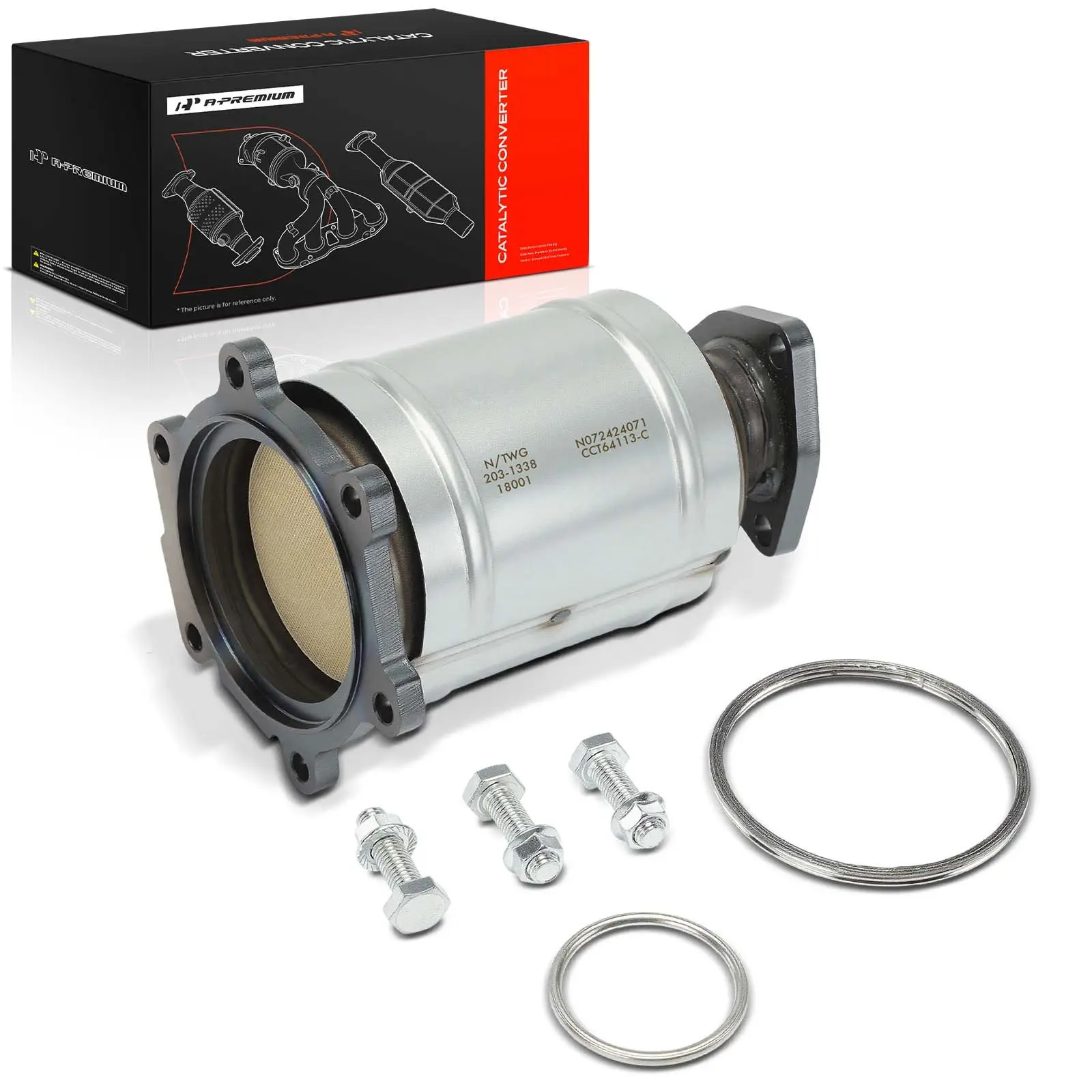 A-Premium Front Left LH Catalytic Converter for Nissan Pathfinder 1996-2004 Infiniti QX4 1997-2003