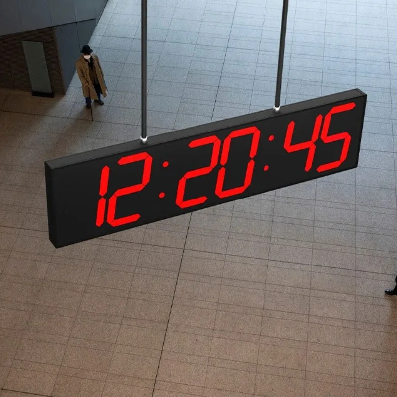 LED Large Wall Clock Double Sided Digital Wall Clocks Hospital Corridor Clearness Clock Modern Minimalist Electronic Timepiece