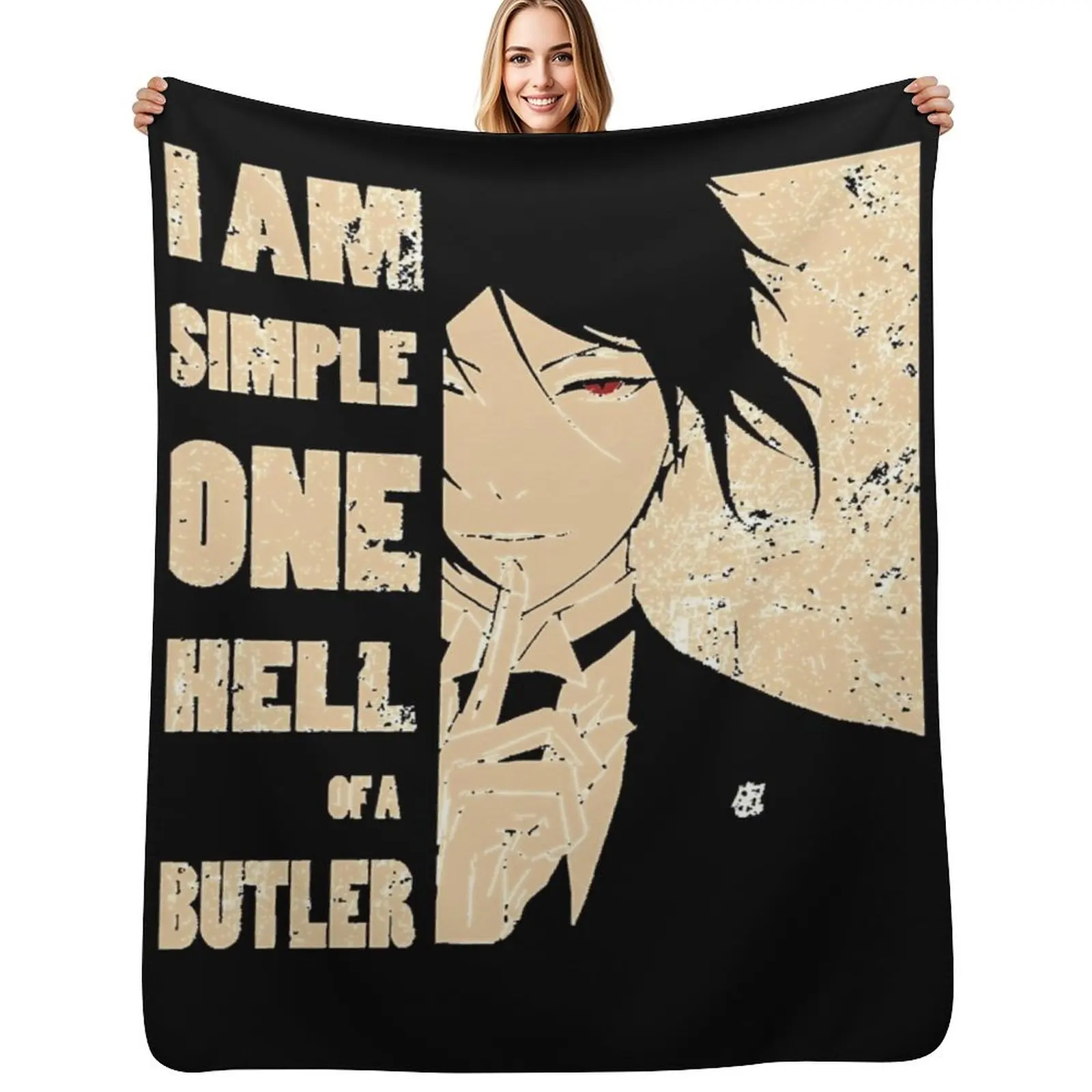 

Sebastian MichaelisClassic Throw Blanket Luxury St Hair valentine gift ideas Flannel Fabric Blankets