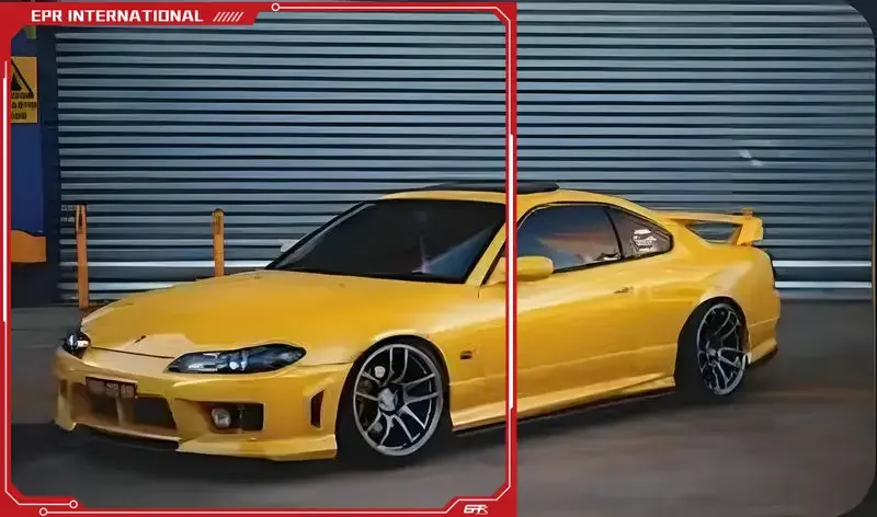 

S15 Silvia Spec R Front bumper inc fog light grill