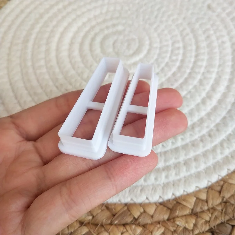 New Soft Pottery Earring Cutter Moroccan Rhombus Ring Polymer Clay Cutting DiY Ins French Earring Jewelry Pendant Making Tools