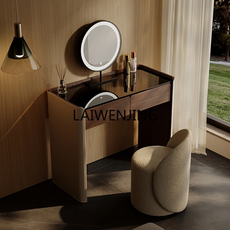 MJY dressing table bedroom light luxury high-end makeup table small apartment Italian dressing table