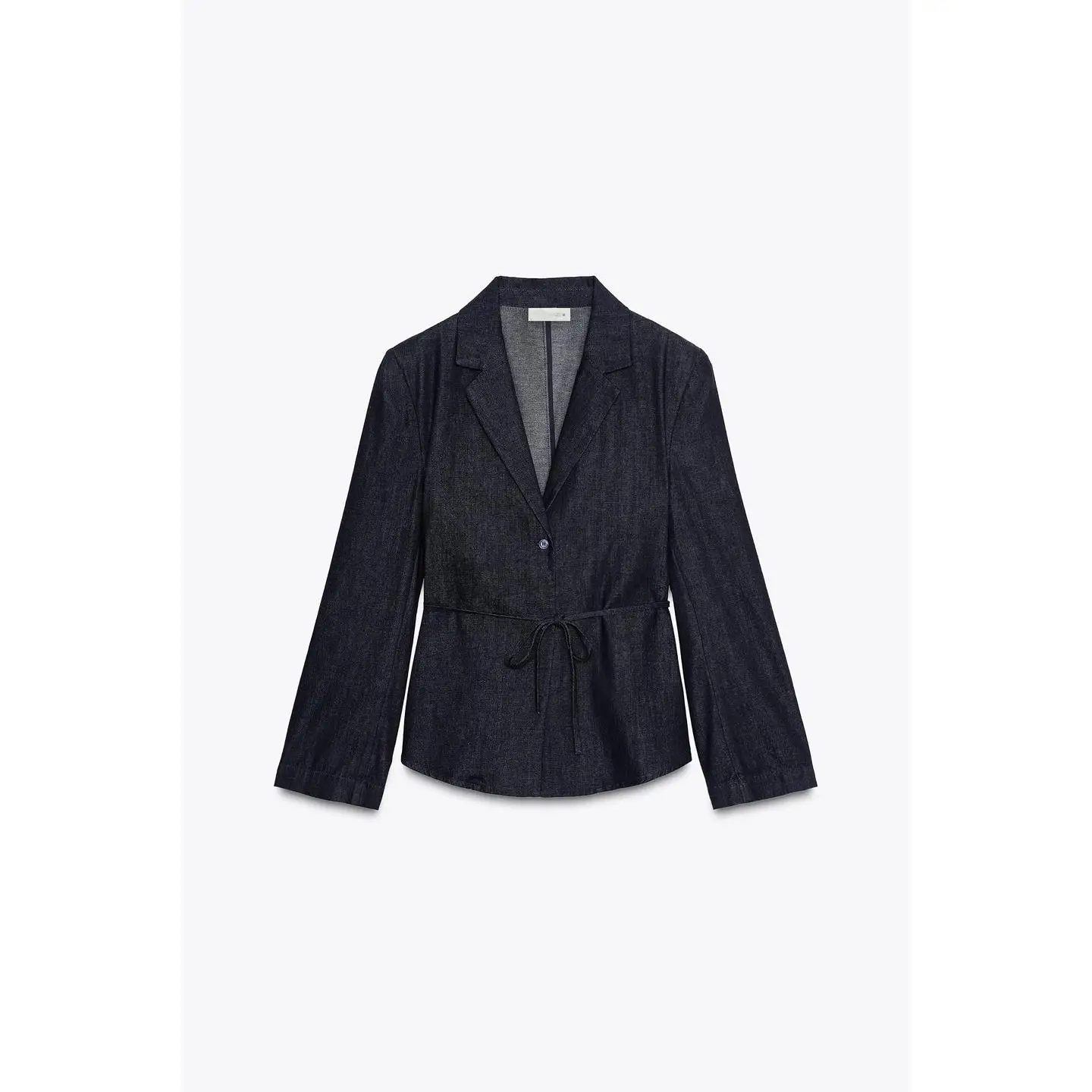 Simple Ele banlieue Sle irt costume Jaet avec ceinture début d'automne vêtements de travail décontracté coupe ajustée grande taille manteau pour femmes