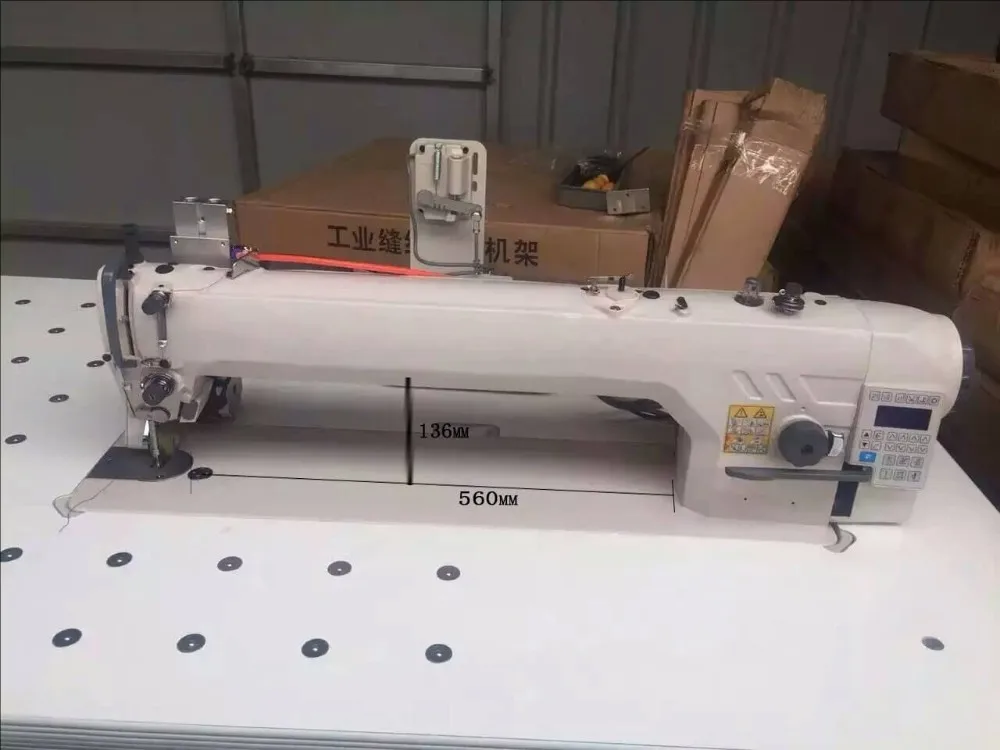 ZY9056 Industrial Auto Foot Lift Computerized Long Arm Lockstitch Sewing Machine