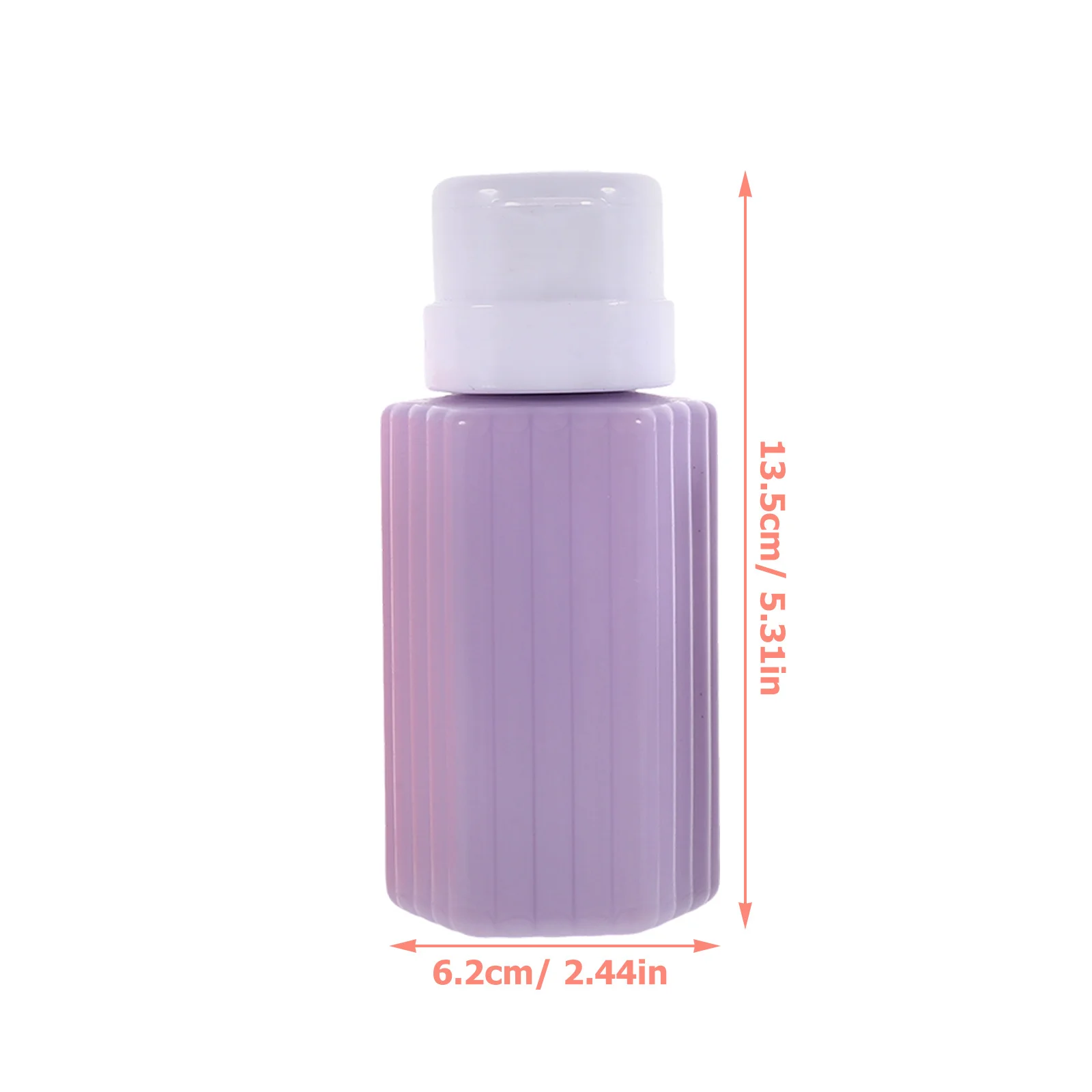 4 قطعة زجاجة مضخة الضغط القابلة لإعادة الملء مزيل طلاء الأظافر موزع تخزين السائل السفر مزيل ماكياج الحاويات مانعة للتسرب #3