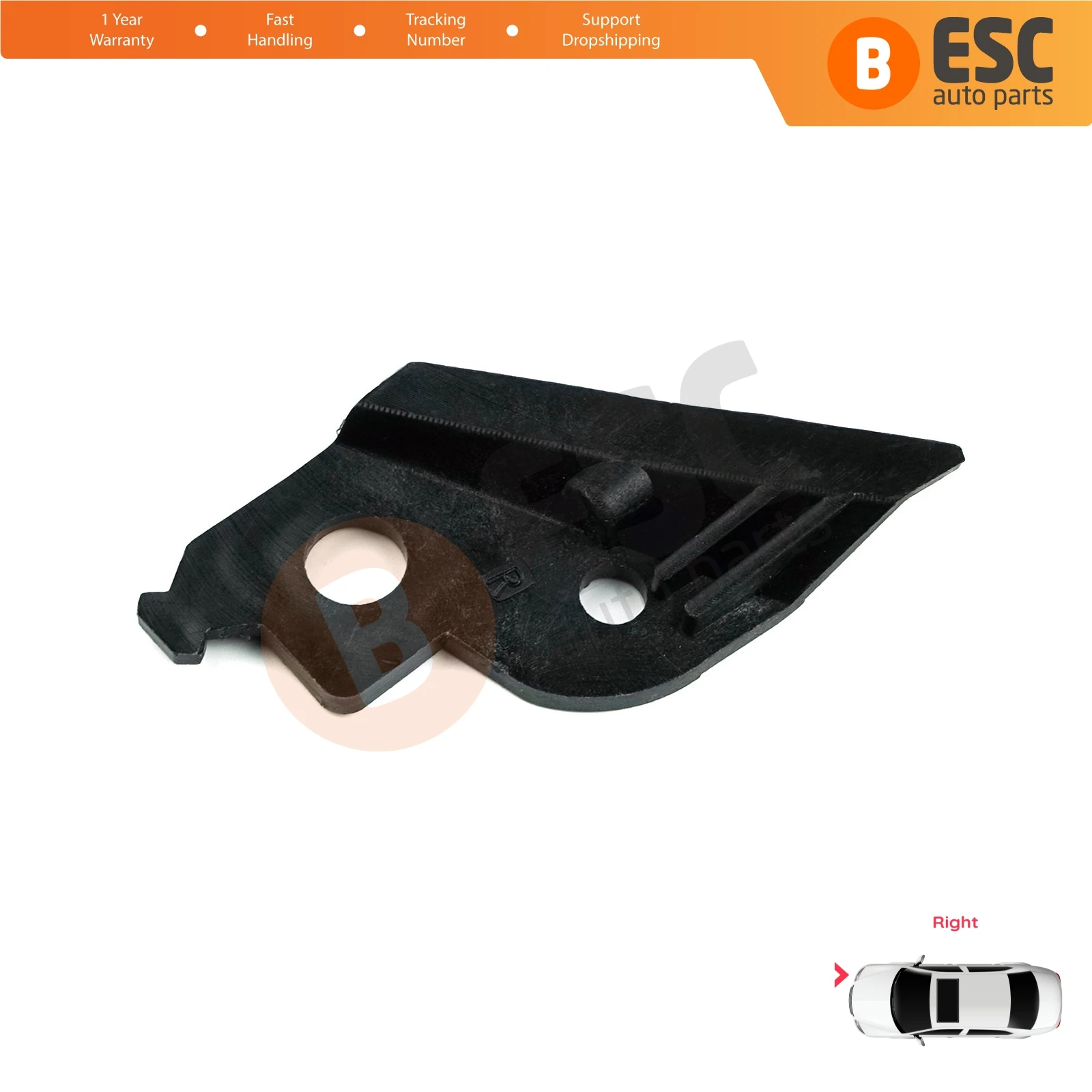 EHL13 Headlight Headlamp Housing Repair Mount Holder Bracket Tab Clips Right Side for Renault Megane MK2 2002-2008 7701063220