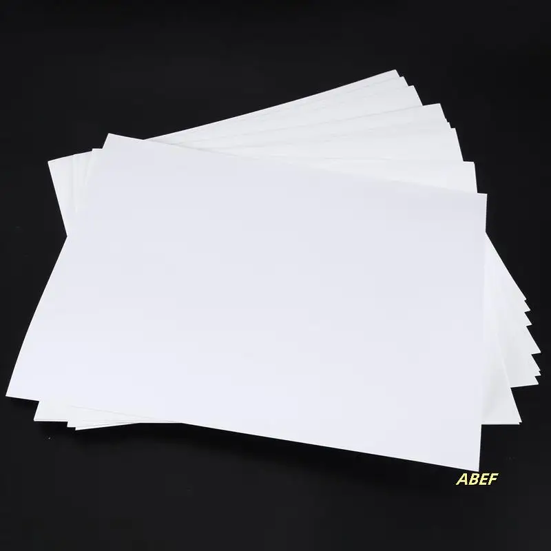 Водонепроницаемая виниловая наклейка премиум-класса для печати для струйных и принтеров 210X280 мм, 240 листов, матовая белая бумага для наклеек