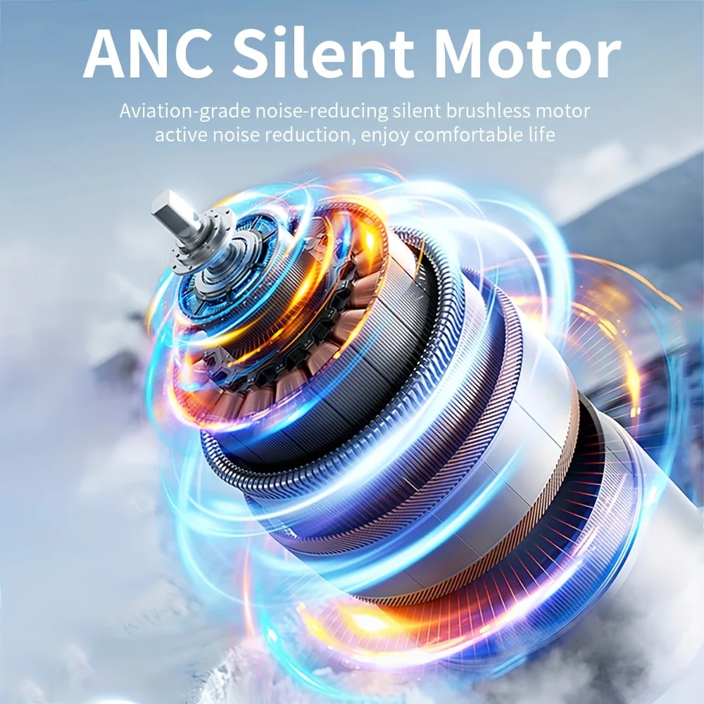 5200mAh المحمولة مروحة يدوية شاشة LED أشباه الموصلات التبريد 100 سرعة USB قابلة للشحن مروحة خارجية مبرد الثلج المزدوج