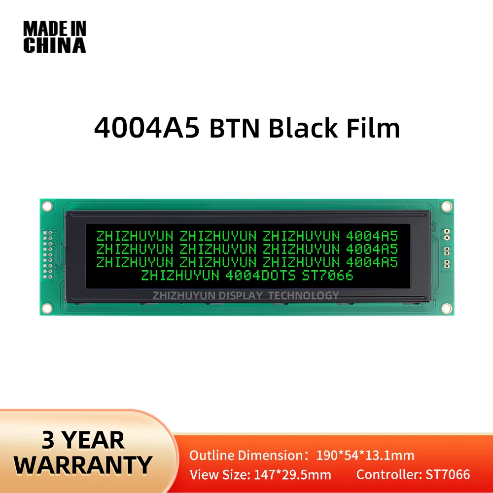 Display LCD a caratteri 4004A5 BTN pellicola nera testo verde 4004 modulo LCD carattere inglese giapponese russo