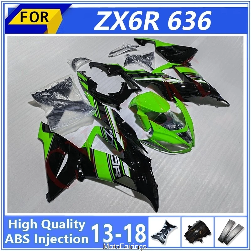 

Motorcycles Aftermarket Fairing Set for Kawasaki ZX6R 636 2013-2018 Moto Fairings Kit Ninja ZX-6R 13-18 Bodywork