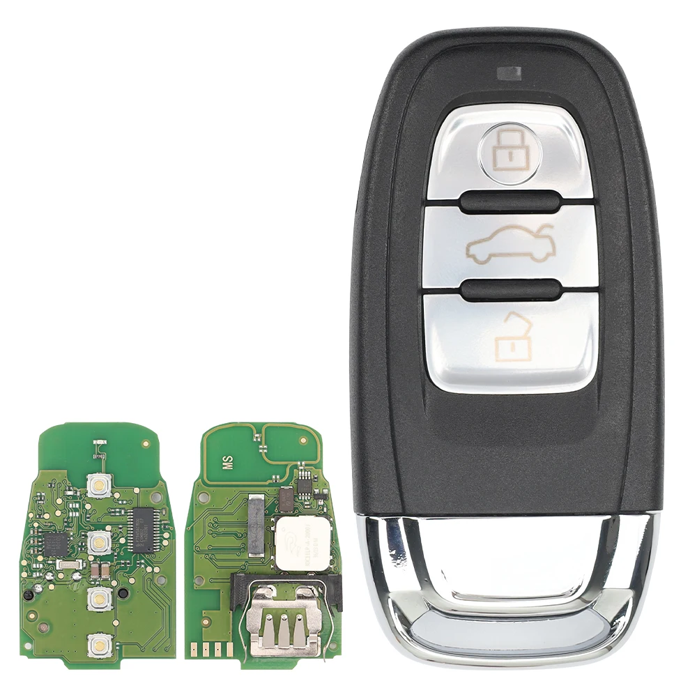 Okey Keyless Go Smart Remote Car Key 754J Untuk Au-di A4 A5 A6L A7 A8 Q5 untuk V-W PHIDEON Chip 29A1 Untuk Lamborghini 315/433/868Mhz