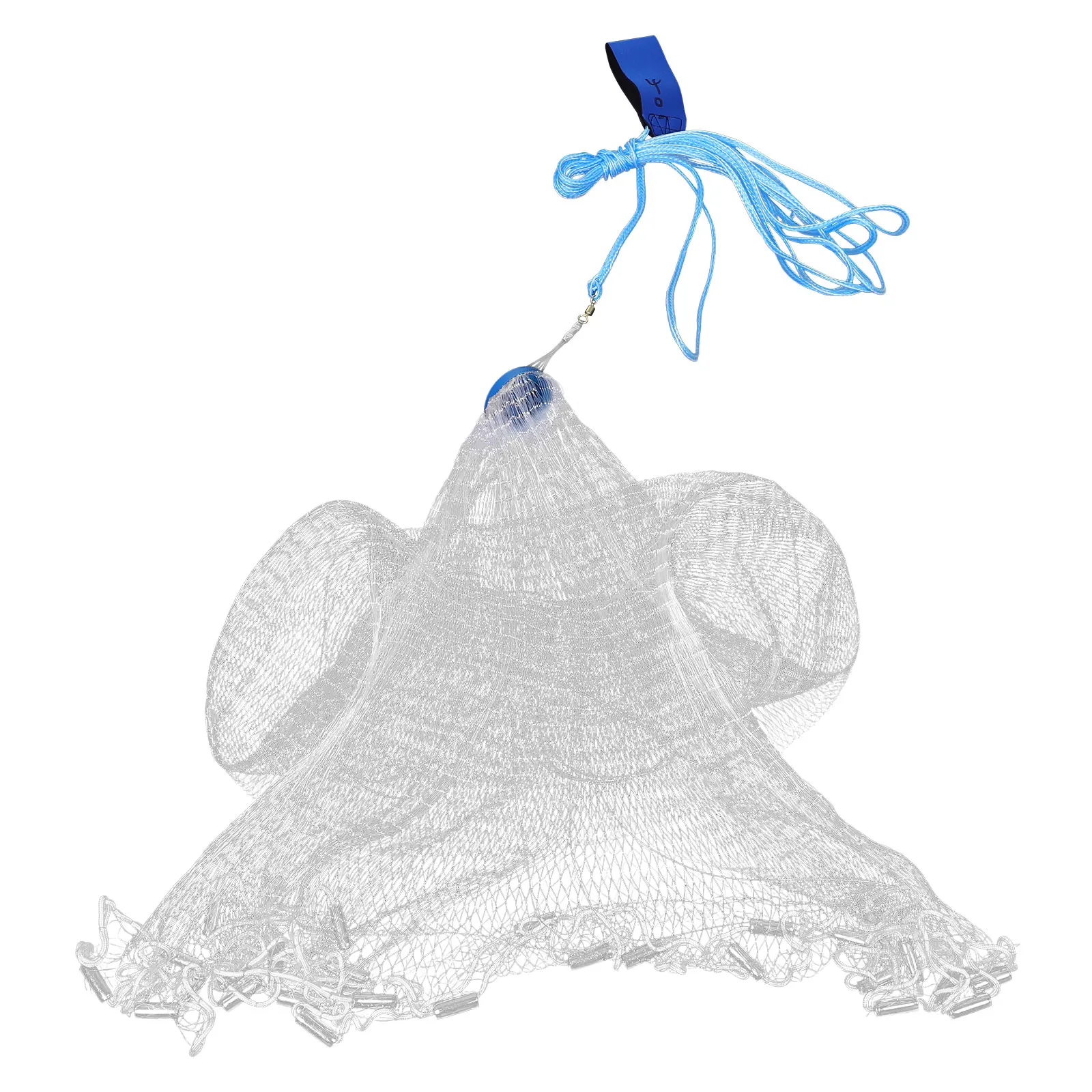 

1.2M Saltwater Freshwater Hand Throw Design Monofilament Mesh Lightweight Accurate Casting Durable Reliable Tackle Bait