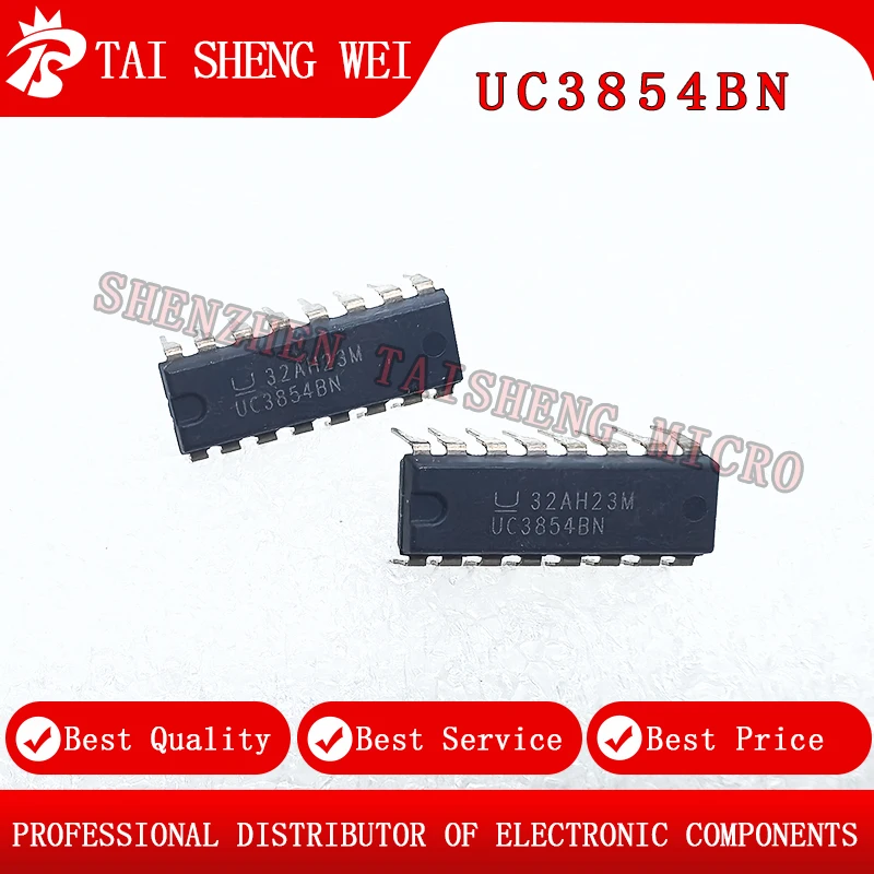 

5 шт. новый UC3854BN UC3854N DIP-16 чип источника питания для коррекции коэффициента мощности, совершенно новый