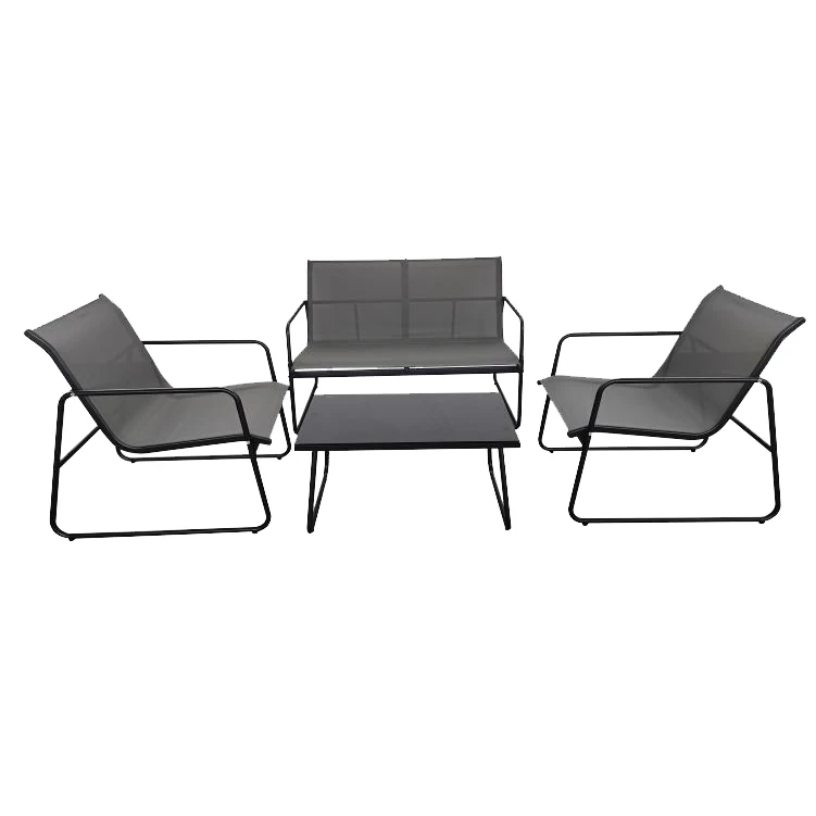 

4pcs KD Outdoor Sofa Set Living Room Hotel Villa Park Courtyard Apartment Farmhouse-Versatile Outdoor Furniture