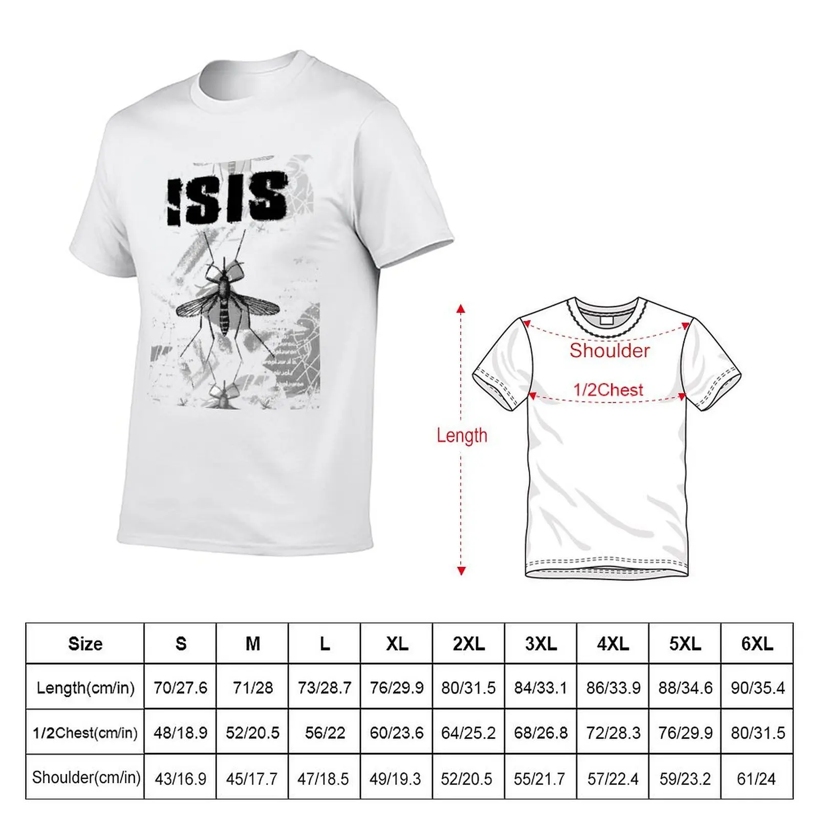 Isis - Mosquito T-Shirt Summer Casual Loose T-Shirt