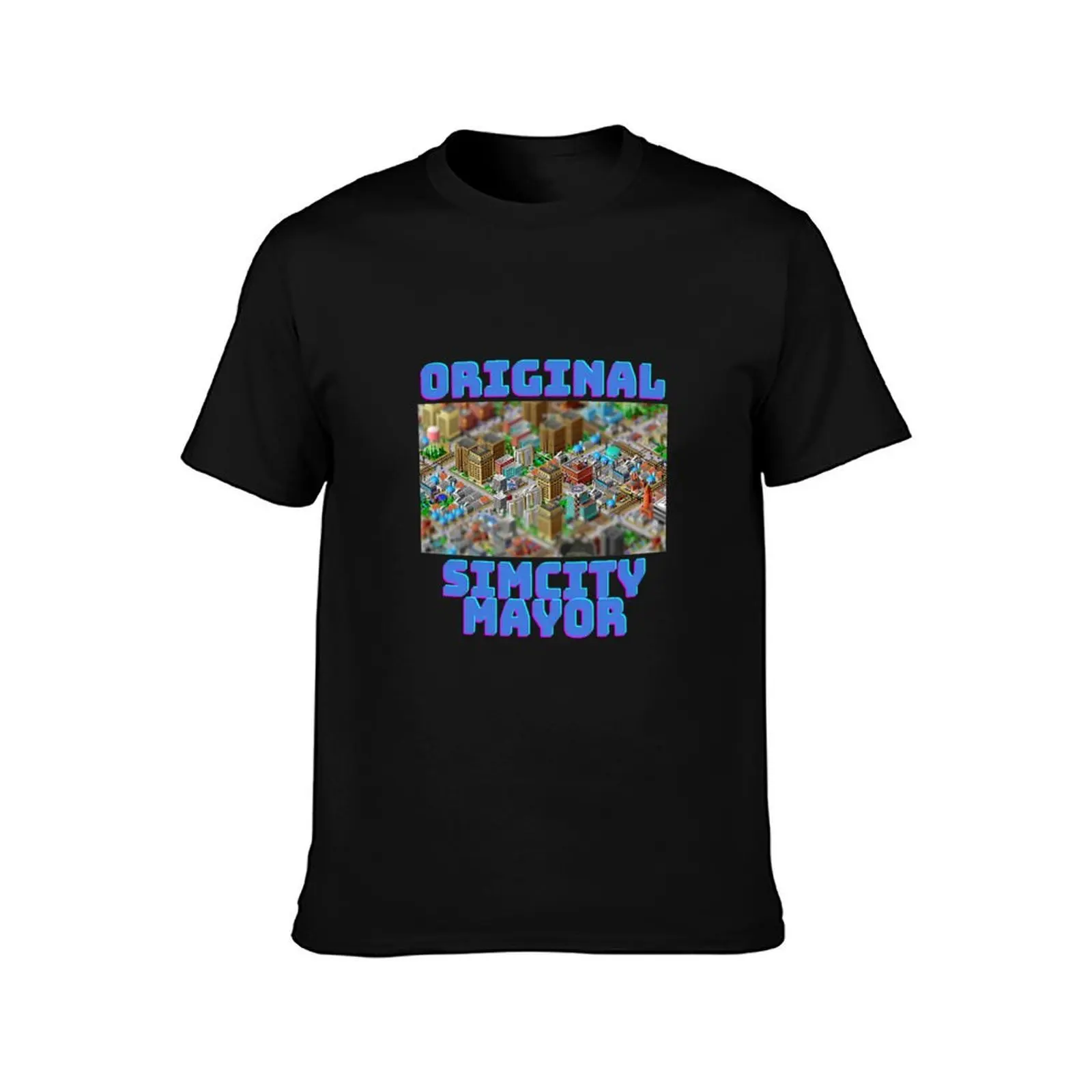 Original Simcity Mayor - Maxis City Builder Simulation Sim City Retro PC Gamer Design Classic T-Shir T-Shirt, Unisex Men Women