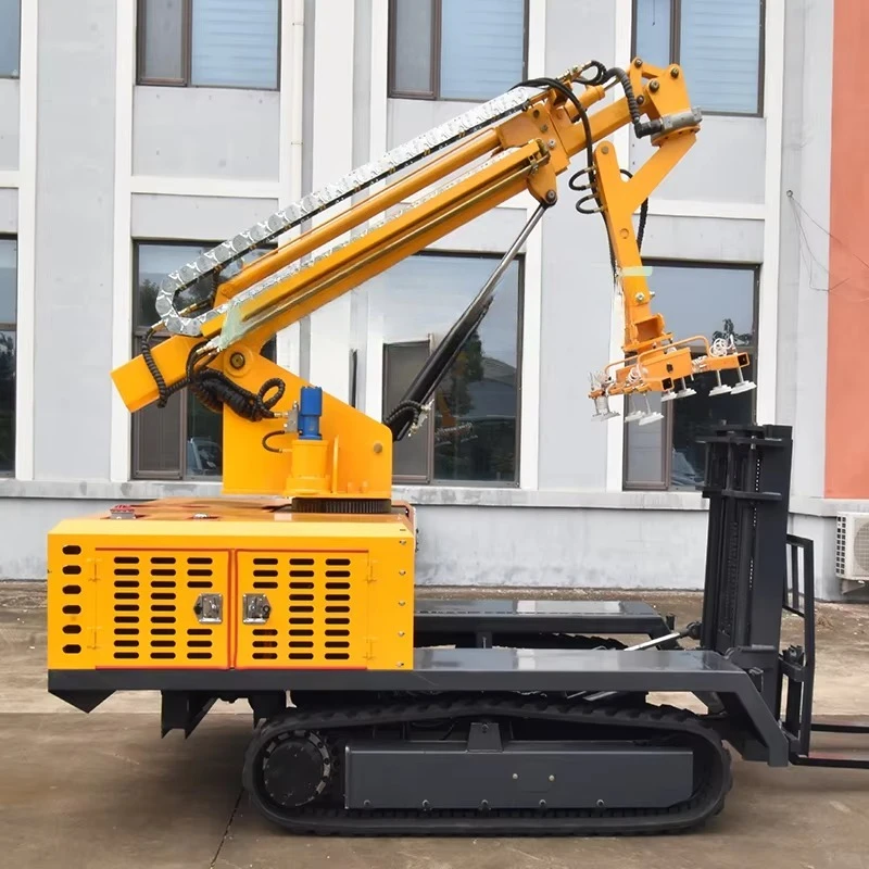 Customized Rooftop Solar Crawler Truck Photovoltaic PV Panel Installation Vehicle Carbon Steel For Construction