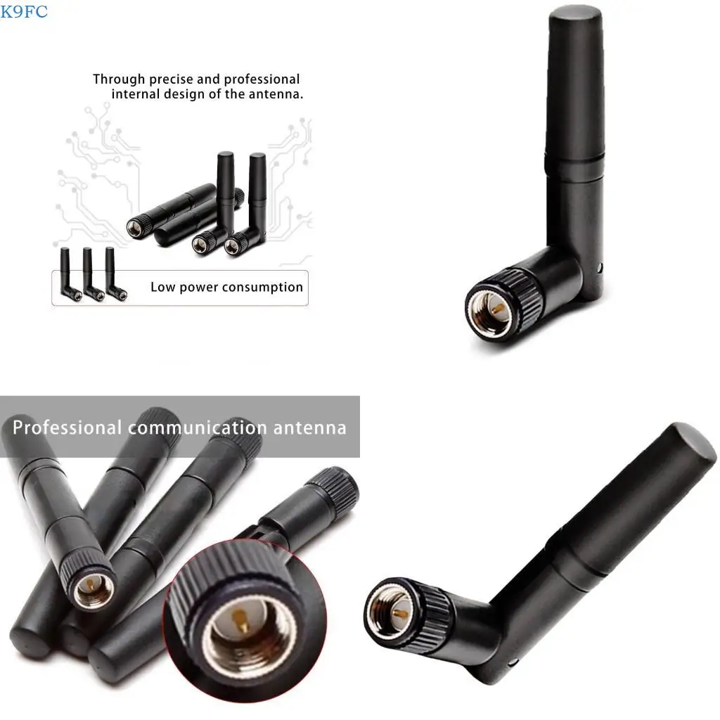 K9FC Efficient 2.4Ghz Mini Antennae Set SMA Male Perfectly For Wireless Communication